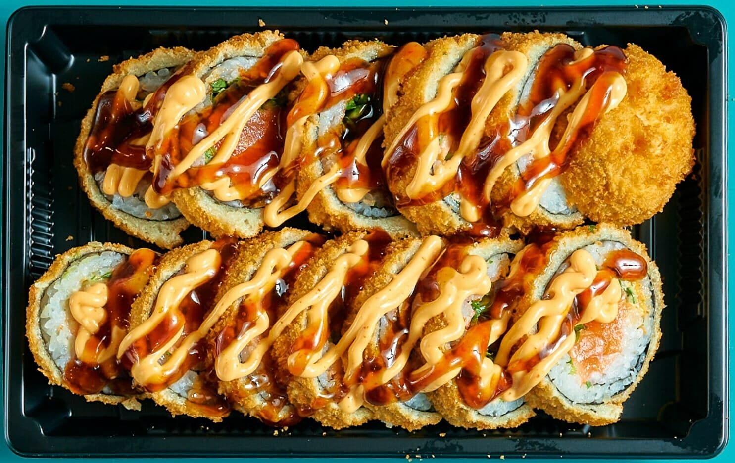 21K spicy crispy tempura kamskjell, 10-12 biter