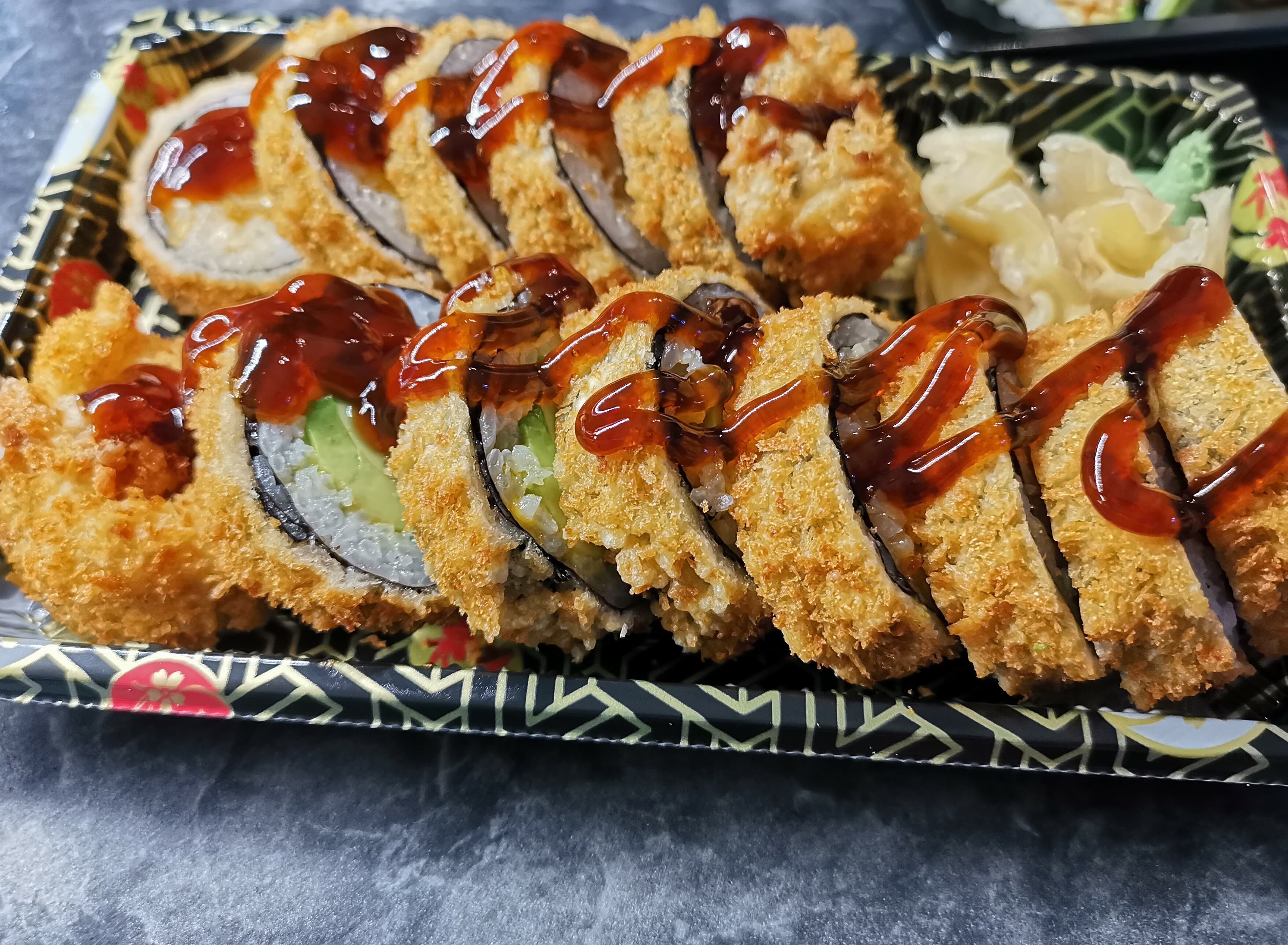 21E Spicy Crispy Tempura Tunfisk, 10-12 biter